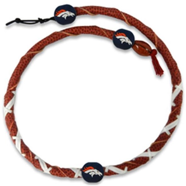 Caseys Denver Broncos Necklace Spiral Classic Football 4421402549